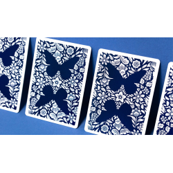 Butterfly Worker Marked V2 Playing Cards (Blue) by Ondrej Psenicka