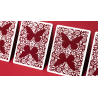 Butterfly Worker Marked Playing Cards (Red) by Ondrej Psenicka
