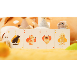 Cat and Dog Playing Cards by TCC Fashion