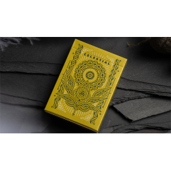 Celestial Valor Playing Cards by Giovanni Meroni(greenish yellow)