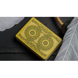 Celestial Valor Playing Cards by Giovanni Meroni(greenish yellow)