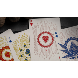 Celestial Valor Playing Cards by Giovanni Meroni(greenish yellow)