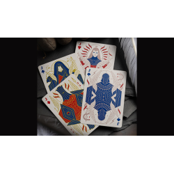 Celestial Valor Playing Cards by Giovanni Meroni(greenish yellow)