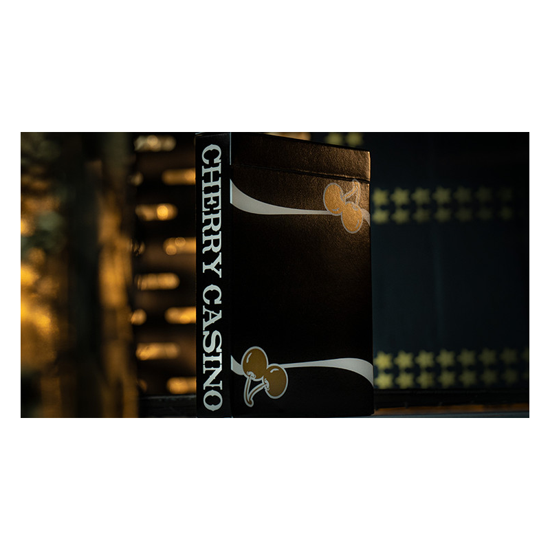 Cherry Casino (Monte Carlo Black and Gold) Playing Cards by Pure Imagination Projects
