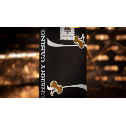 Limited Edition Cherry Casino (Monte Carlo Black and Gold) Numbered Seals Playing Cards by Pure Imagination Projects