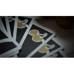Limited Edition Cherry Casino (Monte Carlo Black and Gold) Numbered Seals Playing Cards by Pure Imagination Projects