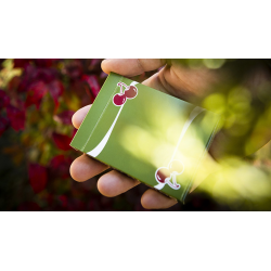 Cherry Casino (Sahara Green) Playing Cards by Pure Imagination Projects
