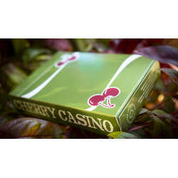 Cherry Casino (Sahara Green) Playing Cards by Pure Imagination Projects