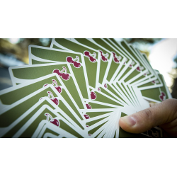 Cherry Casino (Sahara Green) Playing Cards by Pure Imagination Projects