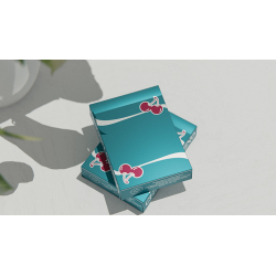 Cherry Casino (Tropicana Teal) Playing Cards by Pure Imagination Projects