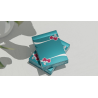 Cherry Casino (Tropicana Teal) Playing Cards by Pure Imagination Projects