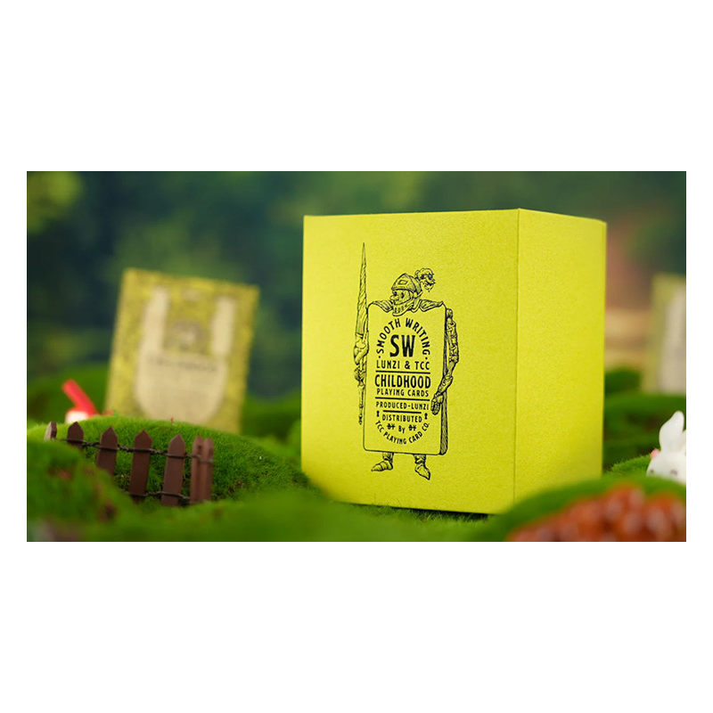 Childhood Playing Cards (Half Brick Standard + Gilded ) by TCC and Lunzi