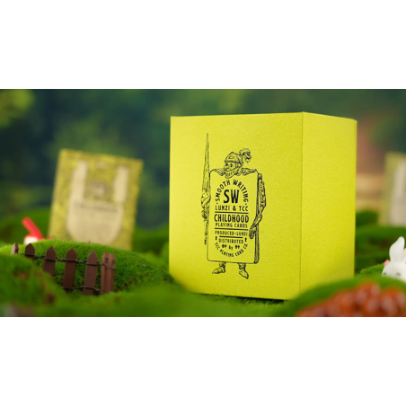 Childhood Playing Cards (Half Brick Standard + Gilded ) by TCC and Lunzi