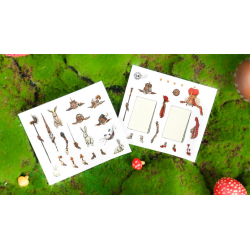 Childhood Playing Cards (Half Brick Standard + Gilded ) by TCC and Lunzi