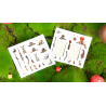 Childhood Playing Cards (Half Brick Standard + Gilded ) by TCC and Lunzi