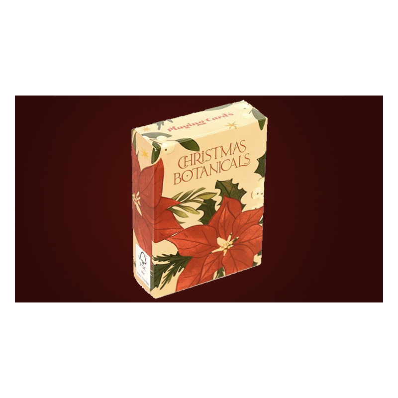Christmas Botanicals Playing Cards by Puckator UK