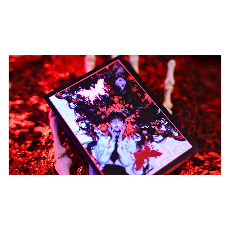 Crimson Maple Playing Cards by Evokad