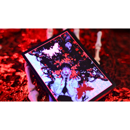 Crimson Maple Playing Cards by Evokad