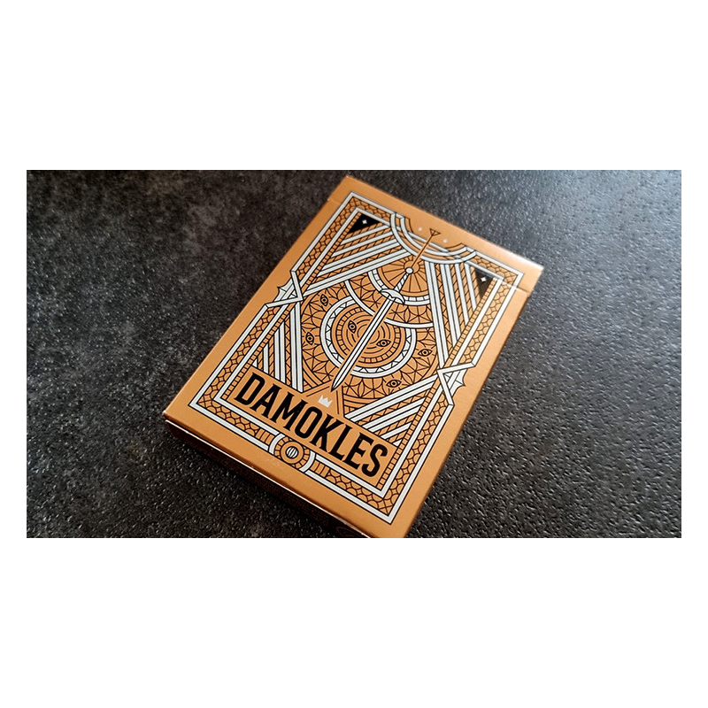 Damokles Cuprum Playing Cards by Giovanni Meroni