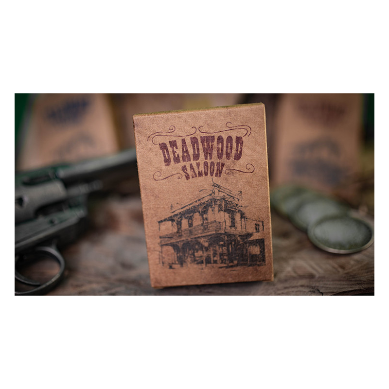 Deadwood Marked (Red) Playing Cards by Matthew Wright and Mark Bennett