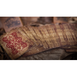 Deadwood Marked (Red) Playing Cards by Matthew Wright and Mark Bennett