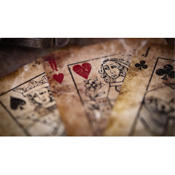 Deadwood Marked (Red) Playing Cards by Matthew Wright and Mark Bennett