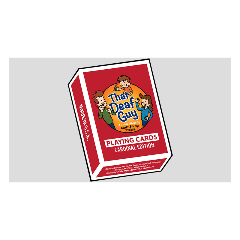 That Deaf Guy RED Cardinal Edition Playing Cards