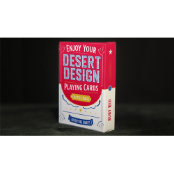 Desert Design (Ruby Red) Playing Cards