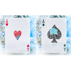 Butterfly Seasons Marked Playing Cards (Winter) by Ondrej Psenicka