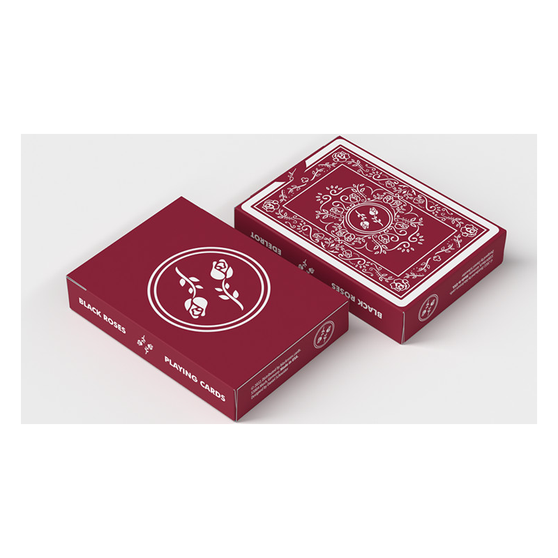 Black Roses Edelrot Playing Cards (Fully Marked)