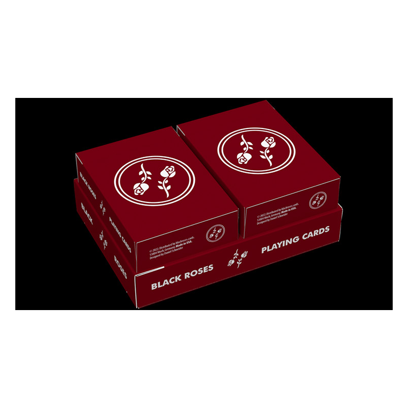 Black Roses Edelrot Mini Playing Cards (Collector's Box)