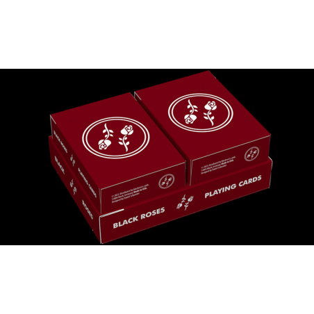 Black Roses Edelrot Mini Playing Cards (Collector's Box)