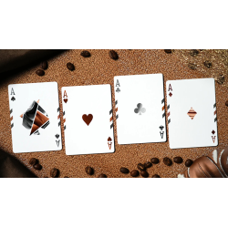 Flexible Mocha Mousse Playing Cards by TCC