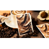 Flexible Mocha Mousse Playing Cards by TCC