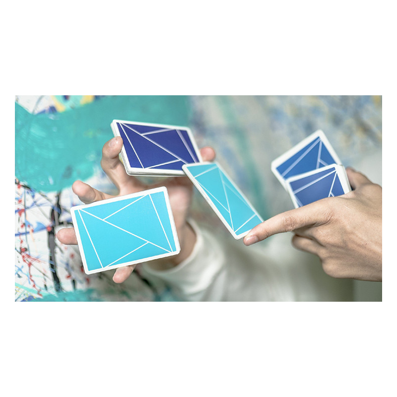 Flexible Gradients Blue Playing Cards by TCC