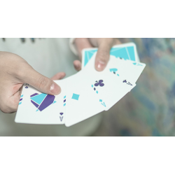 Flexible Gradients Blue Playing Cards by TCC