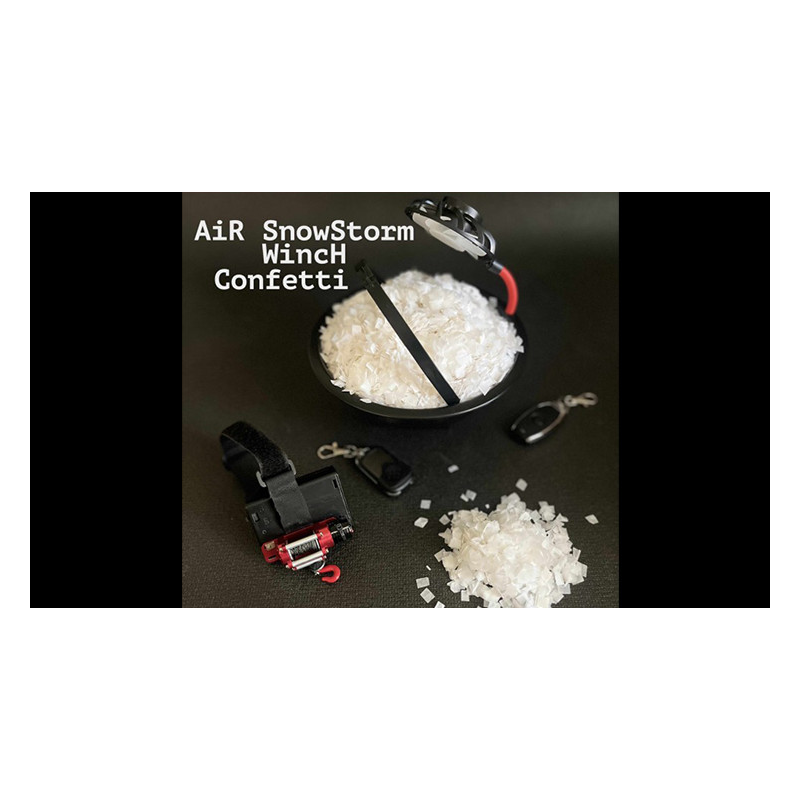 AiR SnowStorm with Winch and Confetti (Gimmick and Online Instructions) by Victor Voitko - Trick