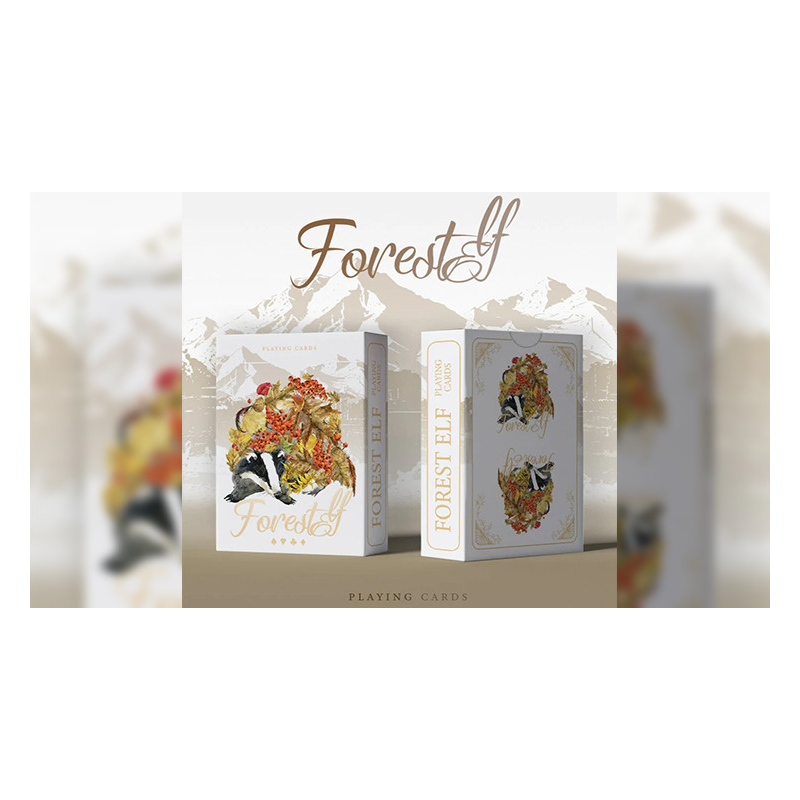 Forest elf Badger Playing Cards
