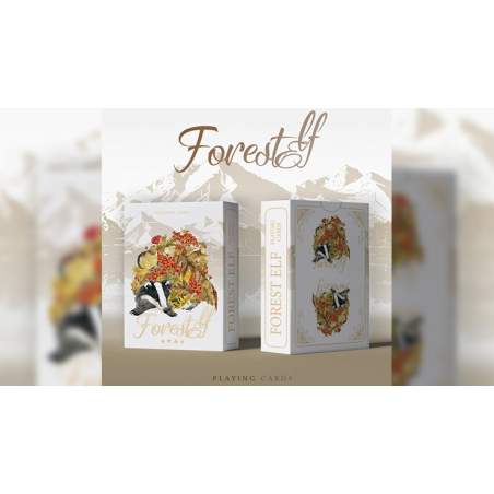 Forest elf Badger Playing Cards