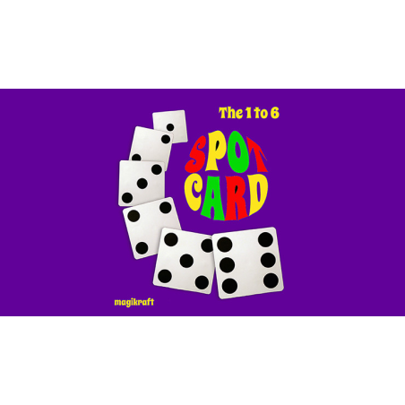 1 TO 6 SPOT CARD by Martin Lewis - Trick
