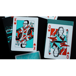 FRANKLIN BBQ RETRO BLACK PLAYING CARDS
