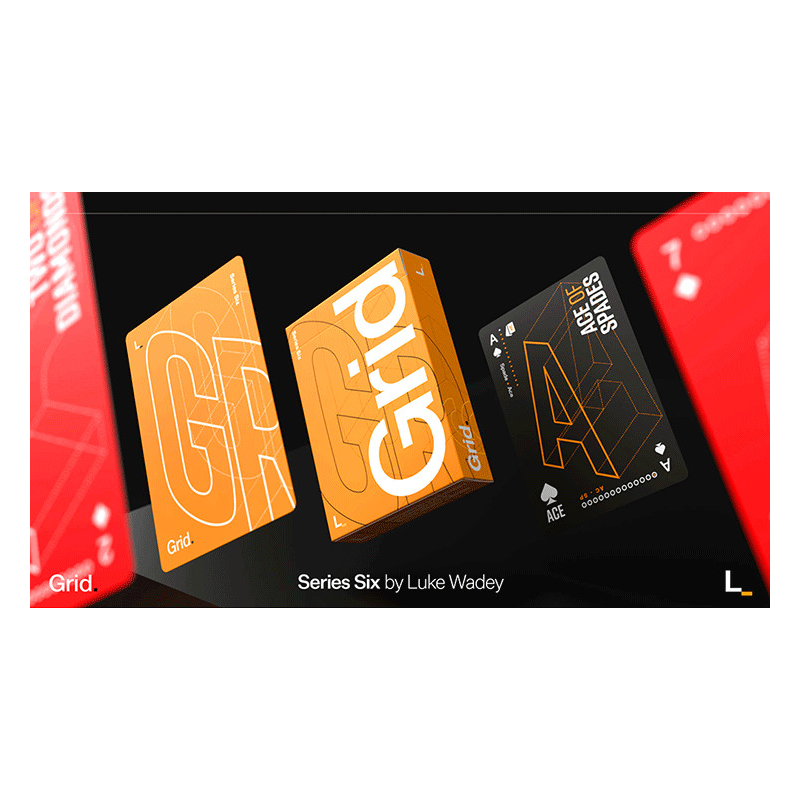 Grid Series Six- Typographic Playing Cards