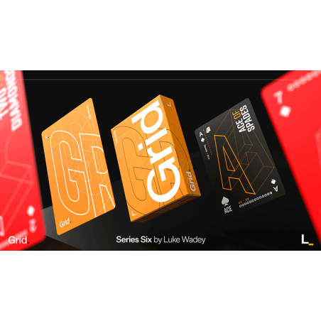 Grid Series Six- Typographic Playing Cards