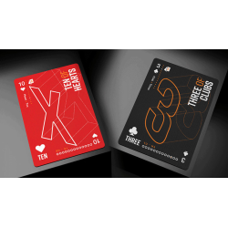 Grid Series Six- Typographic Playing Cards