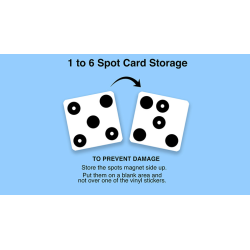 1 TO 6 SPOT CARD by Martin Lewis - Trick