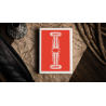 Jerry's Nugget (Atomic Red) Marked Monotone Playing Cards