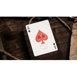 Jerry's Nugget (Atomic Red) Marked Monotone Playing Cards
