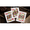 Jerry's Nugget (Atomic Red) Marked Monotone Playing Cards