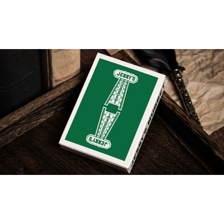 Jerry's Nugget (Felt Green) Marked Monotone Playing Cards