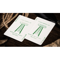 Jerry's Nugget (Felt Green) Marked Monotone Playing Cards